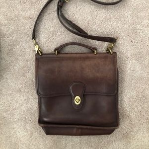 Vintage Coach "Willis" Crossbody Leather Purse/Bag